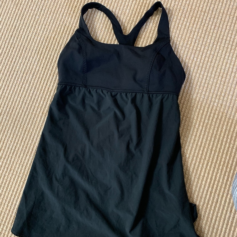 Lululemon Black Athletic Tank Top